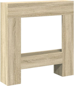 vidaXL - Haardombouw - 81x18x82 - cm - bewerkt - hout - sonoma - eikenkleurig