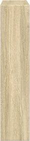 vidaXL - Haardombouw - 81x18x82 - cm - bewerkt - hout - sonoma - eikenkleurig