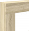 vidaXL - Haardombouw - 81x18x82 - cm - bewerkt - hout - sonoma - eikenkleurig