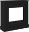 vidaXL - Haardombouw - 90x30x90 - cm - spaanplaat - zwart - eikenkleurig