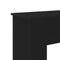 vidaXL - Haardombouw - 90x30x90 - cm - spaanplaat - zwart - eikenkleurig