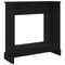 vidaXL - Haardombouw - 90x30x90 - cm - spaanplaat - zwart - eikenkleurig
