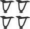vidaXL - Haarspeld - tafelpoten - 4 - st - 10 - cm - massief - staal - zwart