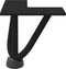 vidaXL - Haarspeld - tafelpoten - 4 - st - 10 - cm - massief - staal - zwart