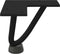 vidaXL - Haarspeld - tafelpoten - 4 - st - 10 - cm - massief - staal - zwart