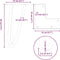vidaXL - Haarspeld - tafelpoten - 4 - st - 20 - cm - massief - staal - zwart