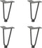 vidaXL - Haarspeld - tafelpoten - 4 - st - 20 - cm - massief - staal - antracietkleurig