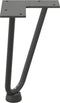 vidaXL - Haarspeld - tafelpoten - 4 - st - 20 - cm - massief - staal - antracietkleurig