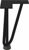 vidaXL - Haarspeld - tafelpoten - 4 - st - 20 - cm - massief - staal - zwart