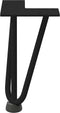 vidaXL - Haarspeld - tafelpoten - 4 - st - 20 - cm - massief - staal - zwart