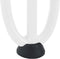 vidaXL - Haarspeld - tafelpoten - 4 - st - 20 - cm - massief - staal - wit
