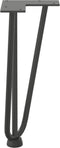 vidaXL - Haarspeld - tafelpoten - 4 - st - 30 - cm - massief - staal - antracietkleurig