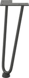 vidaXL - Haarspeld - tafelpoten - 4 - st - 30 - cm - massief - staal - antracietkleurig