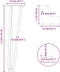 vidaXL - Haarspeld - tafelpoten - 4 - st - 42 - cm - massief - staal - antracietkleurig