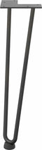 vidaXL - Haarspeld - tafelpoten - 4 - st - 42 - cm - massief - staal - antracietkleurig