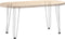 vidaXL - Haarspeld - tafelpoten - 4 - st - 42 - cm - massief - staal - wit