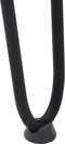 vidaXL - Haarspeld - tafelpoten - 4 - st - 42 - cm - massief - staal - zwart