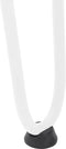vidaXL - Haarspeld - tafelpoten - 4 - st - 42 - cm - massief - staal - wit
