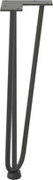 vidaXL - Haarspeld - tafelpoten - 4 - st - 42 - cm - massief - staal - antracietkleurig