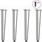 vidaXL - Haarspeld - tafelpoten - 4 - st - 72 - cm - massief - staal - antracietkleurig