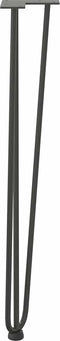 vidaXL - Haarspeld - tafelpoten - 4 - st - 72 - cm - massief - staal - antracietkleurig