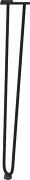 vidaXL - Haarspeld - tafelpoten - 4 - st - 72 - cm - massief - staal - zwart