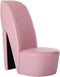 vidaXL Hakstoel kunstleer roze