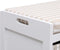 vidaXL - Halbank - 70x33,5x45 - cm - paulowniahout - wit