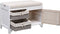 vidaXL - Halbank - 70x33,5x45 - cm - paulowniahout - wit