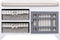 vidaXL - Halbank - 70x33,5x45 - cm - paulowniahout - wit