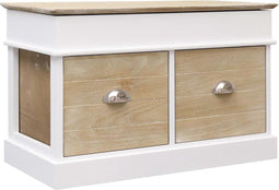 vidaXL - Halbank - 70x35x45 - cm - paulowniahout