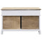 vidaXL - Halbank - 70x35x45 - cm - paulowniahout