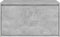 vidaXL - Halbank - 80x40x45 - cm - bewerkt - hout - betongrijs