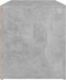 vidaXL - Halbank - 80x40x45 - cm - bewerkt - hout - betongrijs