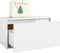 vidaXL - Halbank - 80x40x45 - cm - bewerkt - hout - hoogglans - wit