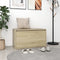 vidaXL - Halbank - 80x40x45 - cm - bewerkt - hout - sonoma - eikenkleurig