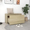 vidaXL - Halbank - 80x40x45 - cm - bewerkt - hout - sonoma - eikenkleurig