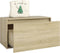 vidaXL - Halbank - 80x40x45 - cm - bewerkt - hout - sonoma - eikenkleurig