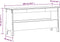 vidaXL - Halbankje - 100x28x45 - cm - massief - grenenhout - wasbruin