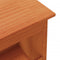 vidaXL - Halbankje - 100x28x45 - cm - massief - grenenhout - wasbruin