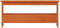 vidaXL - Halbankje - 100x28x45 - cm - massief - grenenhout - wasbruin