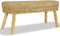 vidaXL - Halbankje - 110x35x45 - cm - natuurlijk - rattan