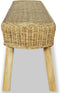 vidaXL - Halbankje - 110x35x45 - cm - natuurlijk - rattan