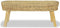 vidaXL - Halbankje - 110x35x45 - cm - natuurlijk - rattan