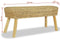 vidaXL - Halbankje - 110x35x45 - cm - natuurlijk - rattan