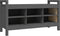vidaXL - Halbankje - 110x40x60 - cm - massief - grenenhout - grijs