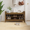 vidaXL - Halbankje - 110x40x60 - cm - massief - grenenhout - honingbruin