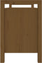 vidaXL - Halbankje - 110x40x60 - cm - massief - grenenhout - honingbruin