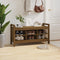 vidaXL - Halbankje - 110x40x60 - cm - massief - grenenhout - honingbruin