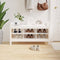 vidaXL - Halbankje - 110x40x60 - cm - massief - grenenhout - wit